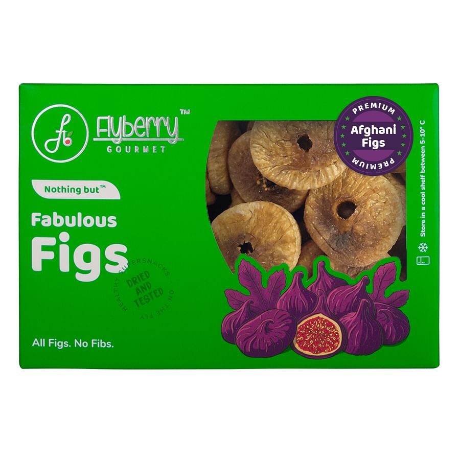 

Flyberry Gourmet Premium Afghani Figs, 500g | Good for Gut Health, Bones and Rich in Iron