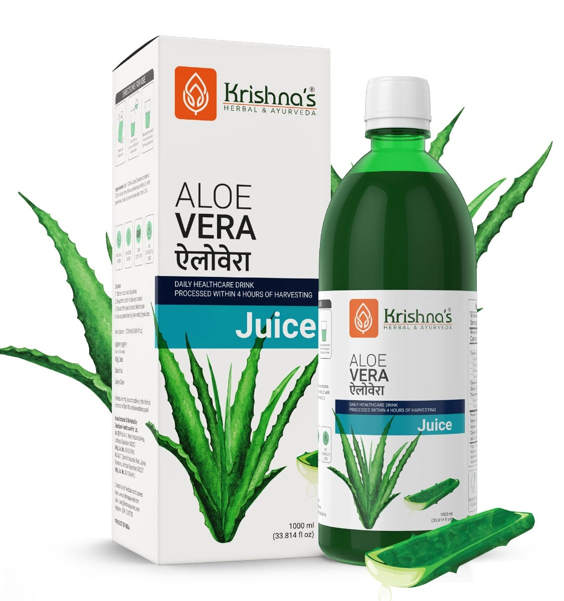 

Krishna's Pulpy Aloe Vera Juice - 1000 ml
