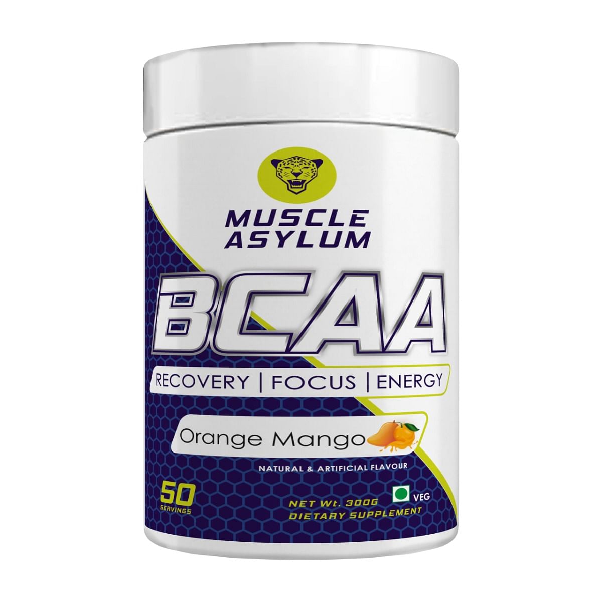 

Muscle Asylum Bcaa Powder 0g Sugar Pre/Post & Intra Workout Muscle Recovery Drink with Amino Acids - 3g of BCAAs With Nootropics Matrix for Men & W...