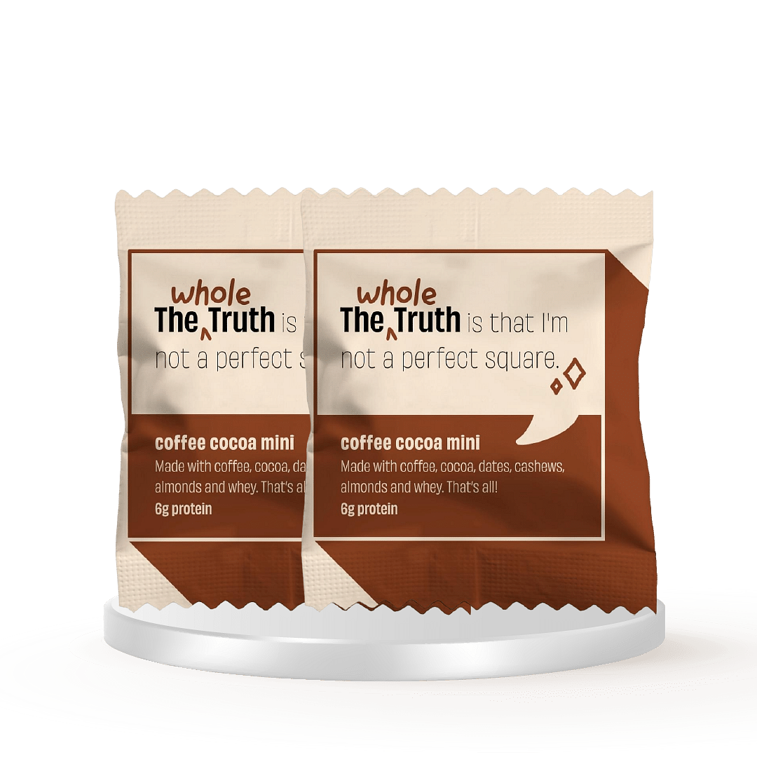 

The Whole Truth - Mini Protein Bars | Coffee Cocoa | Pack of 8 x 27g each | No Added Sugar | No Preservatives | No Artificial Sweeteners | No Glute...