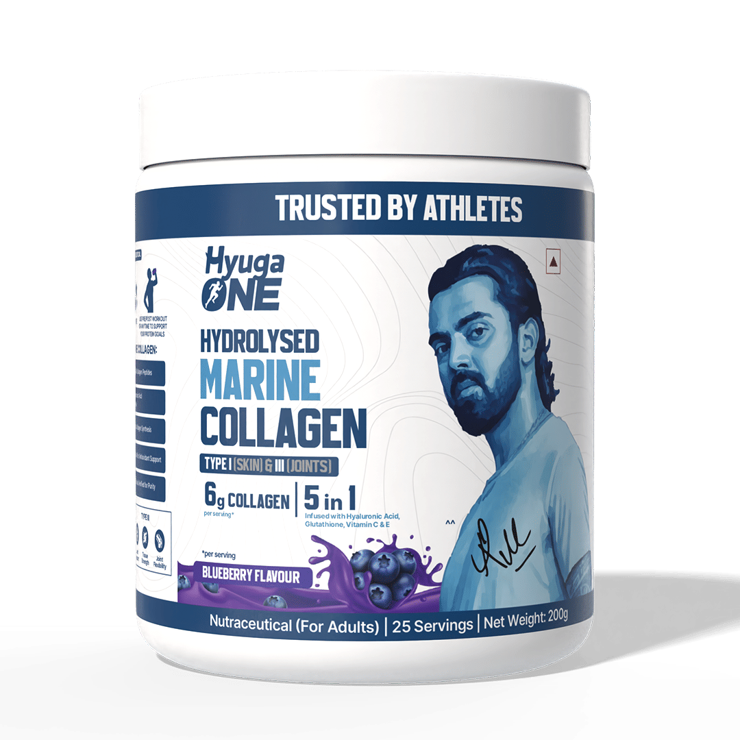 

Hyuga One Hydrolysed Marine Collagen Powder | Type I & III | 6g Collagen per Serving | With Hyaluronic Acid, Glutathione, Vitamin C & E | Skin, Hai...