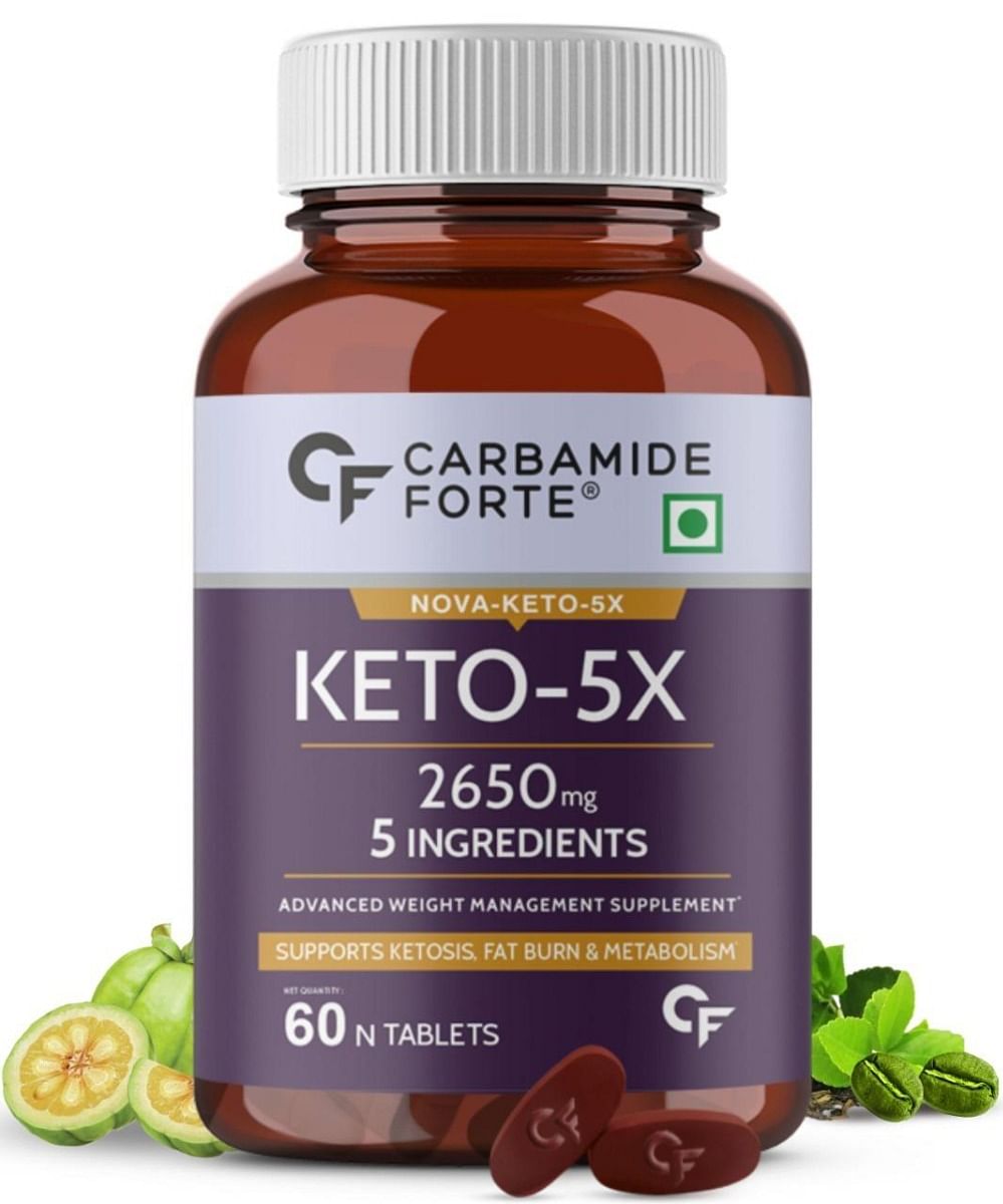 

Carbamide Forte Keto Fat Burner & Natural Weight Loss Supplement For Women And Men 2650.05mg with Garcinia Cambogia & 4 more Ingredients - 60 Veg T...