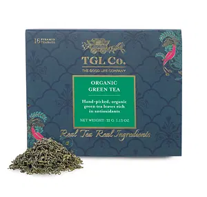 TGL Co. Organic Green Tea Tea 16 Tea Bags