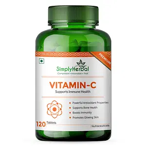 Simply Herbal Vitamin C Tablets - 120 Tablets