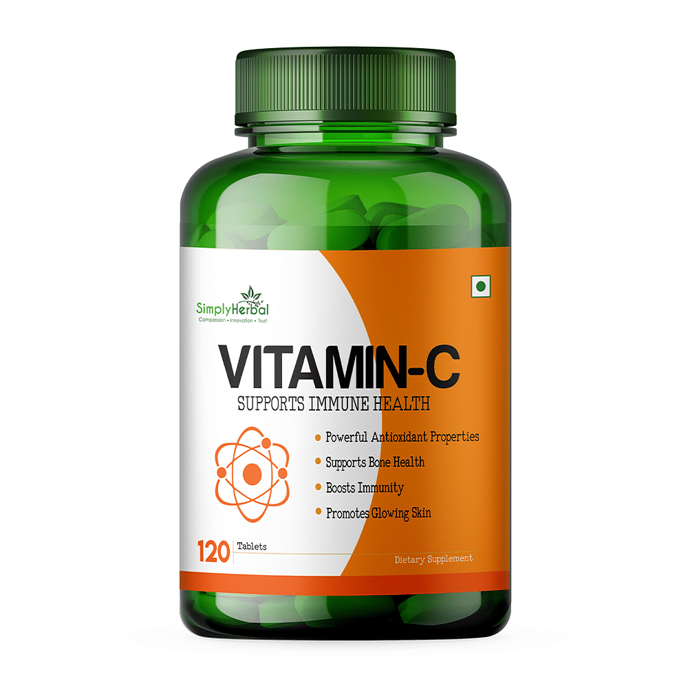 Simply Herbal Vitamin C Tablets - 120 Tablets