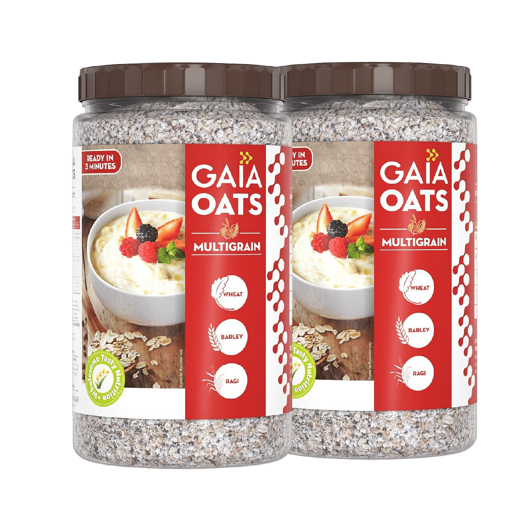 

Gaia Oats with Multigrain Jar 1Kg | Pack of 2