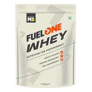 MuscleBlaze MB Fuel One Whey Protein, 24 g Protein, 5.29 g BCAA & 4.2 g Glutamic Acid Chocolate