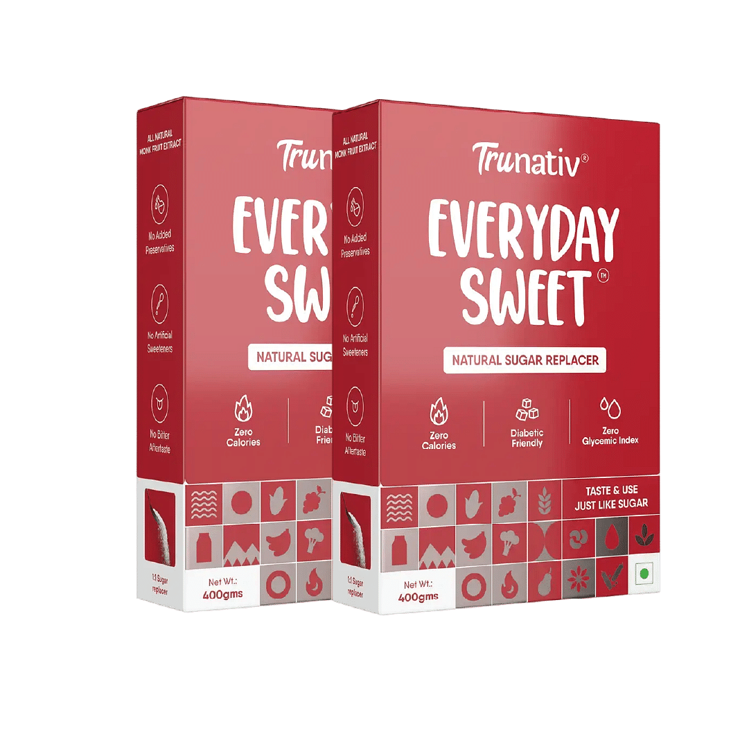 

TruNativ Everyday Sweet 400g | 37 Serving | Zero Calorie | Improve Skin Health | Pack of 2