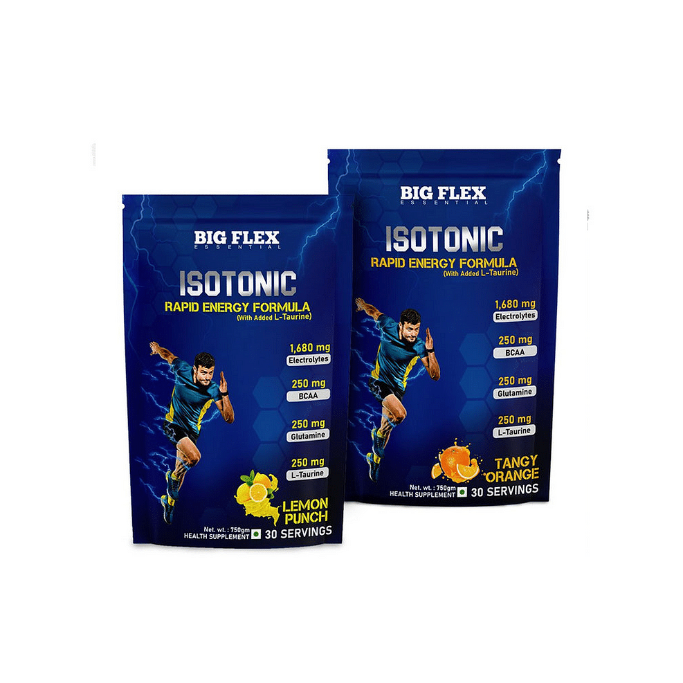 

Bigflex Essential Isotonic Instant Energy Drink - Pack of 02