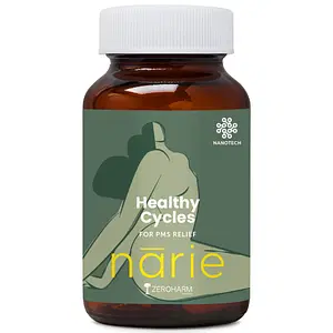 Narie Healthy Cycles Tab| Hormonal balance,Relieve PMS,Reduce period cramps,bloating,excess bleed-60