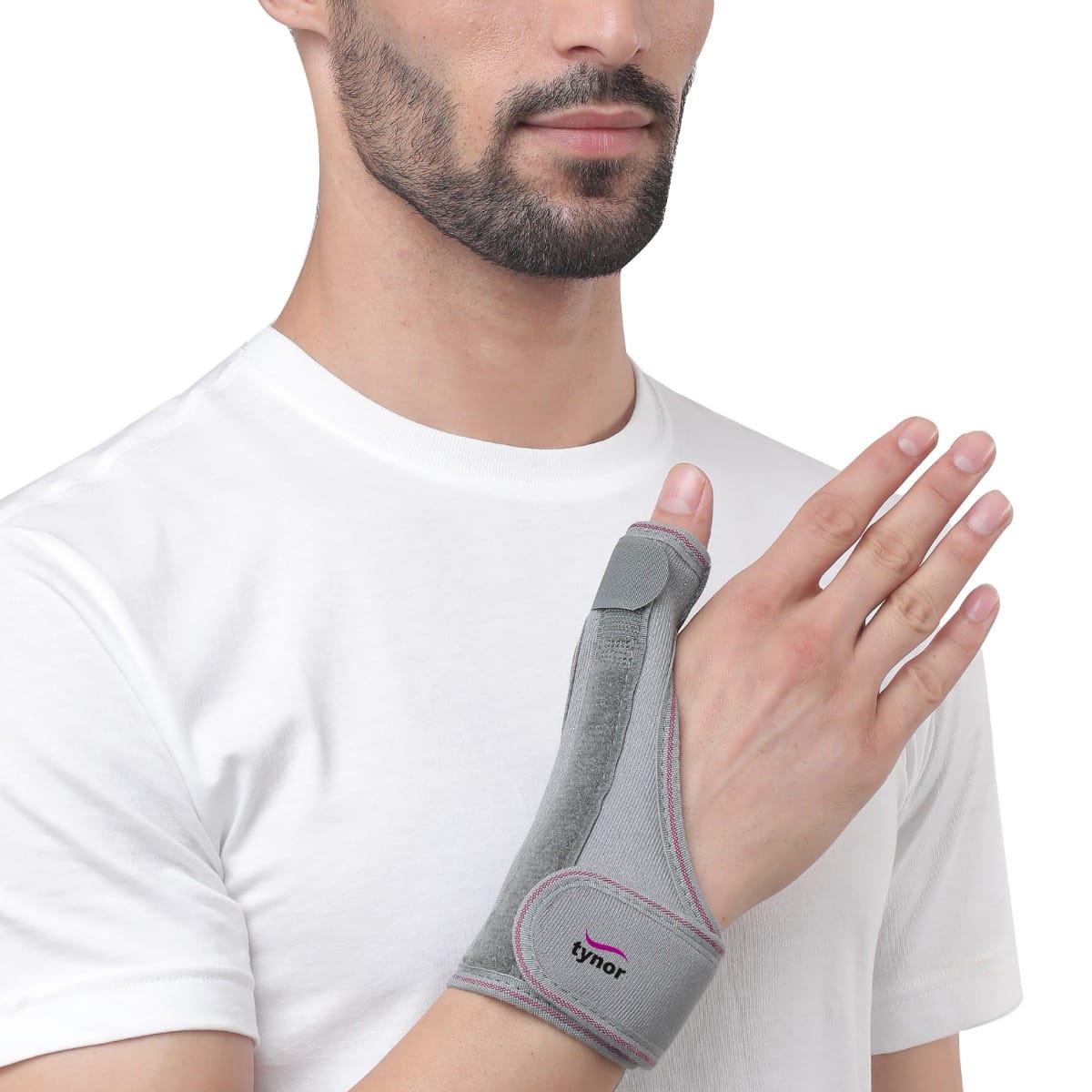 Tynor Thumb Spica Splint, Grey, Universal Size, 1 Unit
