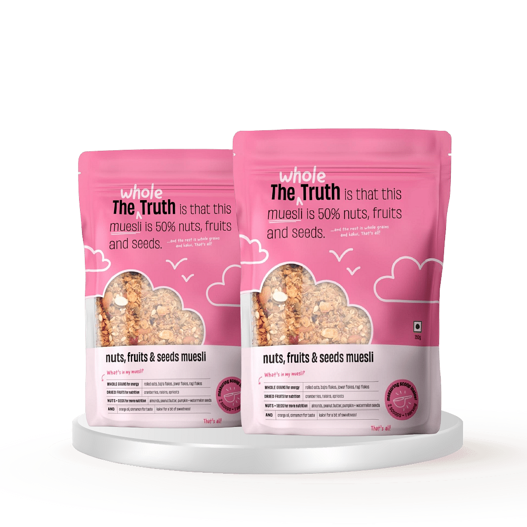 

The Whole Truth - Breakfast Muesli | Nuts, Dried Fruits and Seeds | 350 grams | Healthy Breakfast | Vegan | Dairy-free | No Artificial Sweeteners |...