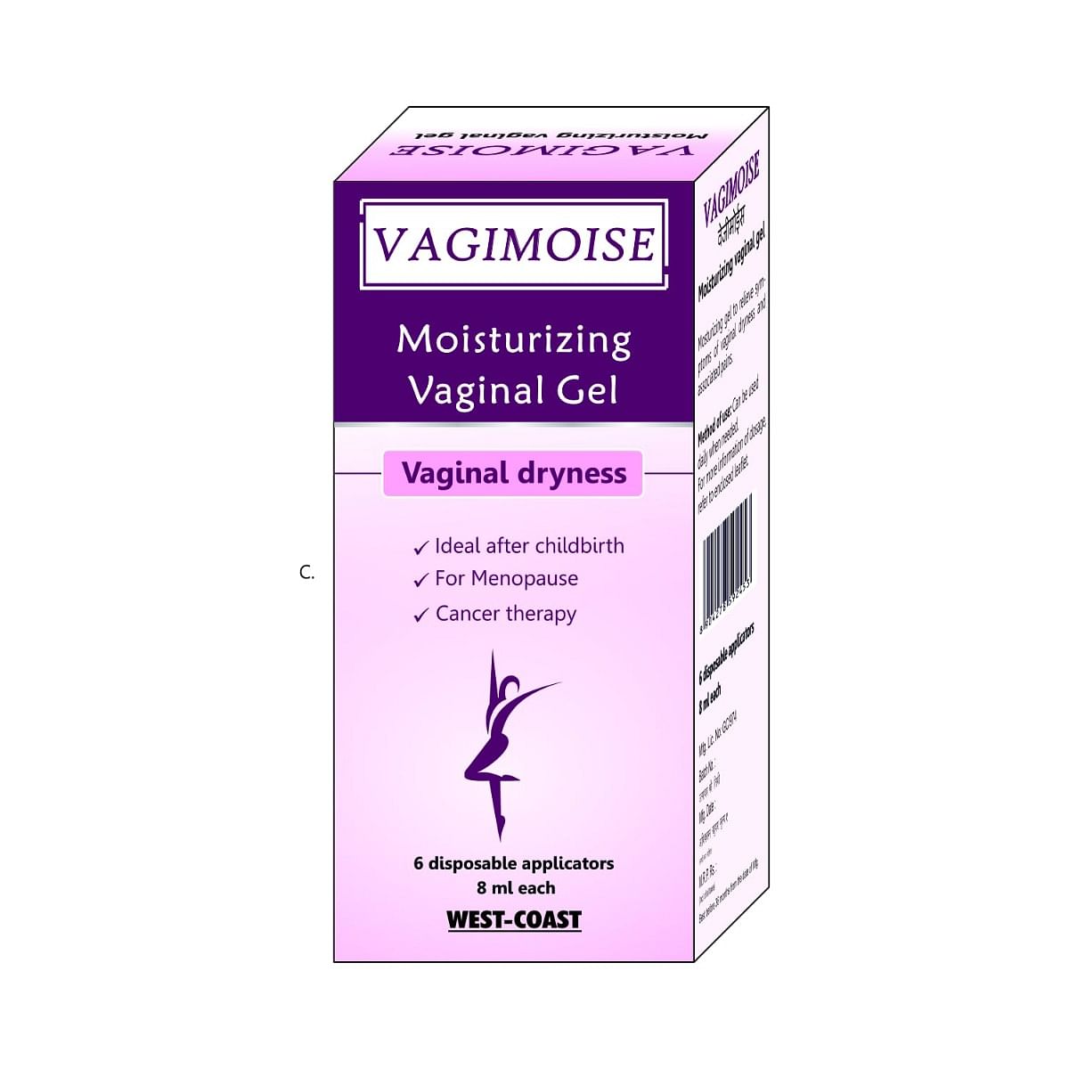 

Westcoast Vagimoise Moisturising Vaginal Gel With Intense Moisturisation| Relief From Vaginal Dryness due to Childbirth & menopause |Natural Lubric...