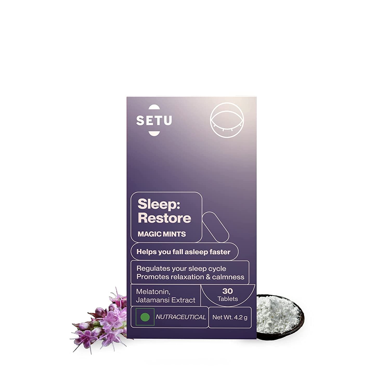 Setu Sleep Restore Magic Mints Helps Improve Sleep Quality Reduces