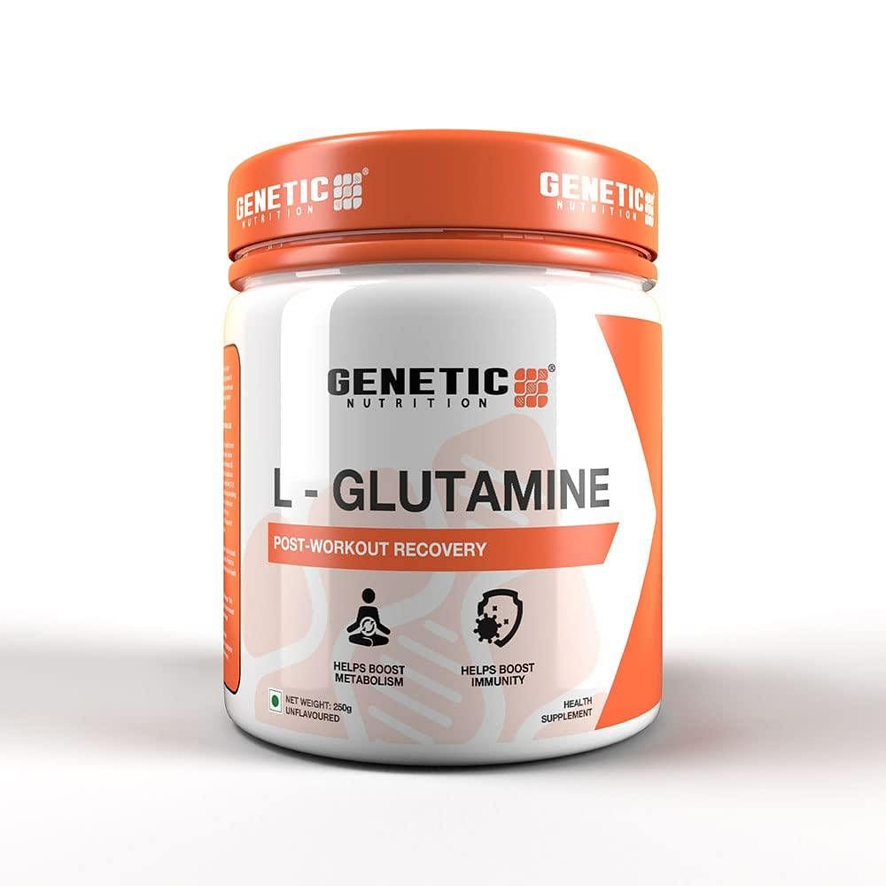 

Genetic Nutrition L-Glutamine Powder (Unflavoured) | LGlutamine Health Supplement for Post Workout Muscle Growth and Recovery | Helps Boost Immune ...