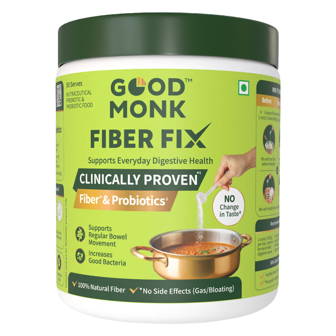 Good Monk Fiber Fix | Supports Everyday Digestive Health | 50 Serves For Kids (Age 2+) & Adults-image-8