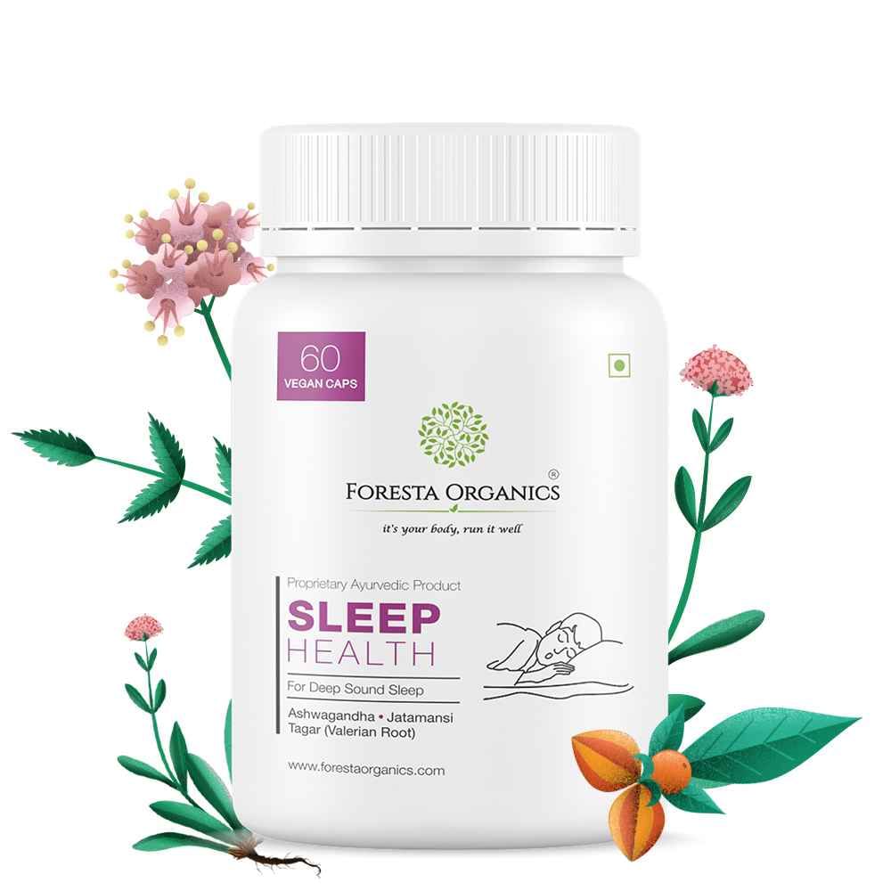 Foresta Organics Sleep Health with Ashwagandha, Jatamansi & Tagar