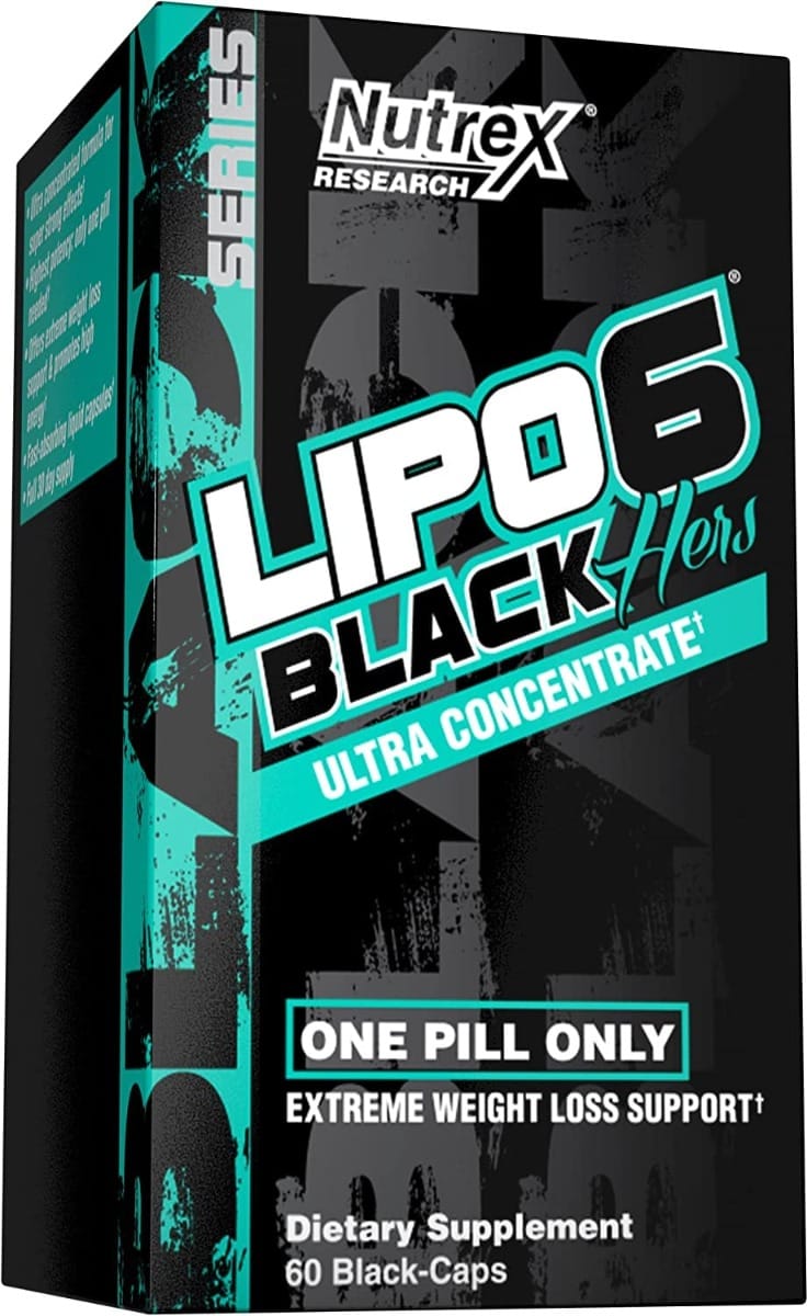 

Nutrex Research Lipo-6 Black Hers Ultra Concentrate Pills For Women Metabolism Booster 60 Diet Pills - 1 Count