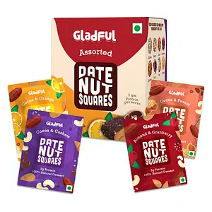 Gladful Date Nut Squares - Try Them All Pack - Pack of 1