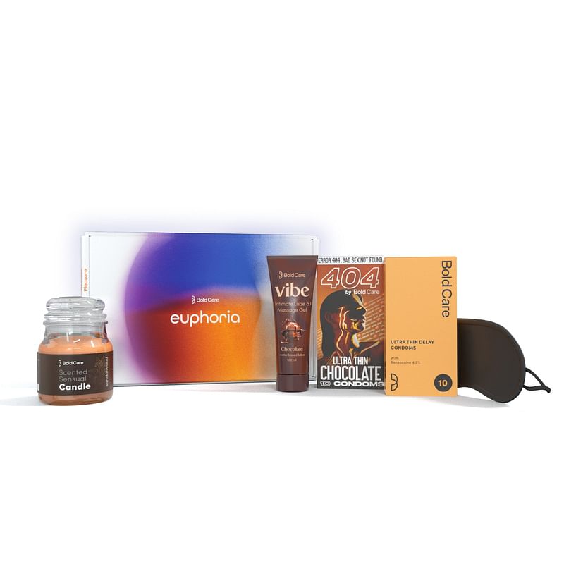 

Bold Care Euphoria Couples Kit for Date Nights | Condoms, Lube & Accessories for Memorable Moments | Fun Indoor Dates | Deeper Connections & Bondin...
