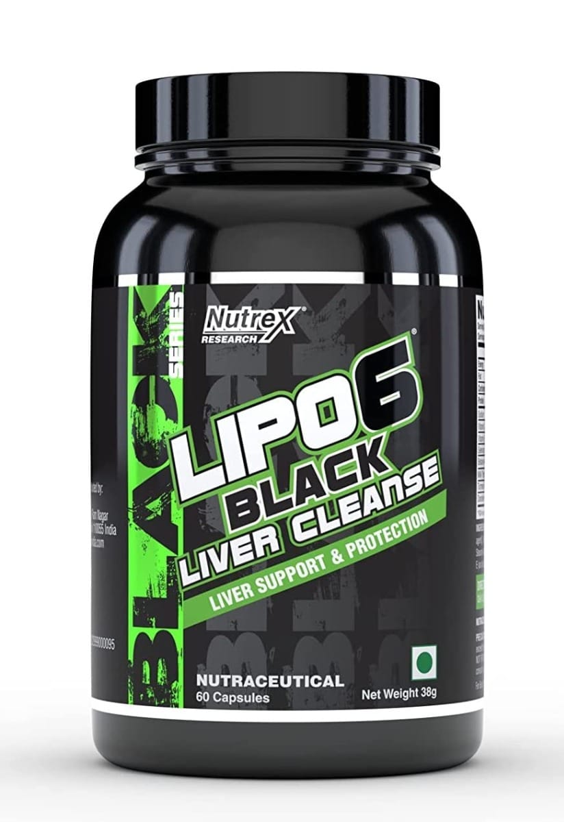 

Nutrex Research Lipo6 Black Liver Cleanse and Detox - 60 Capsules 1 count (Pack of 1)