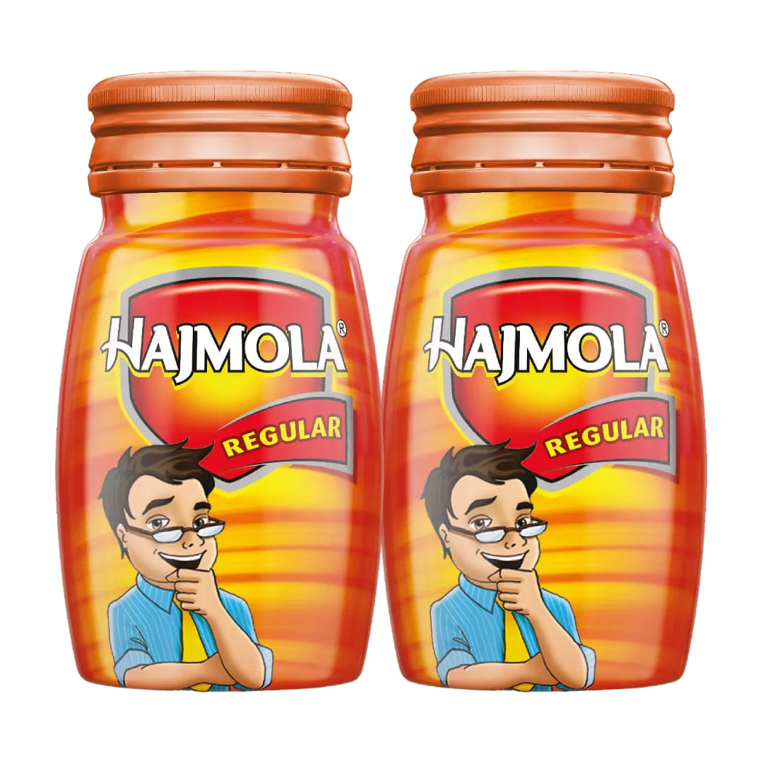 Dabur Hajmola Tasty Digestive Tablets (Regular Flavour) | Healthy, Tasty & Chatpata | Ayurvedic Tablets For Improved Digestion | Relief From Flatulence