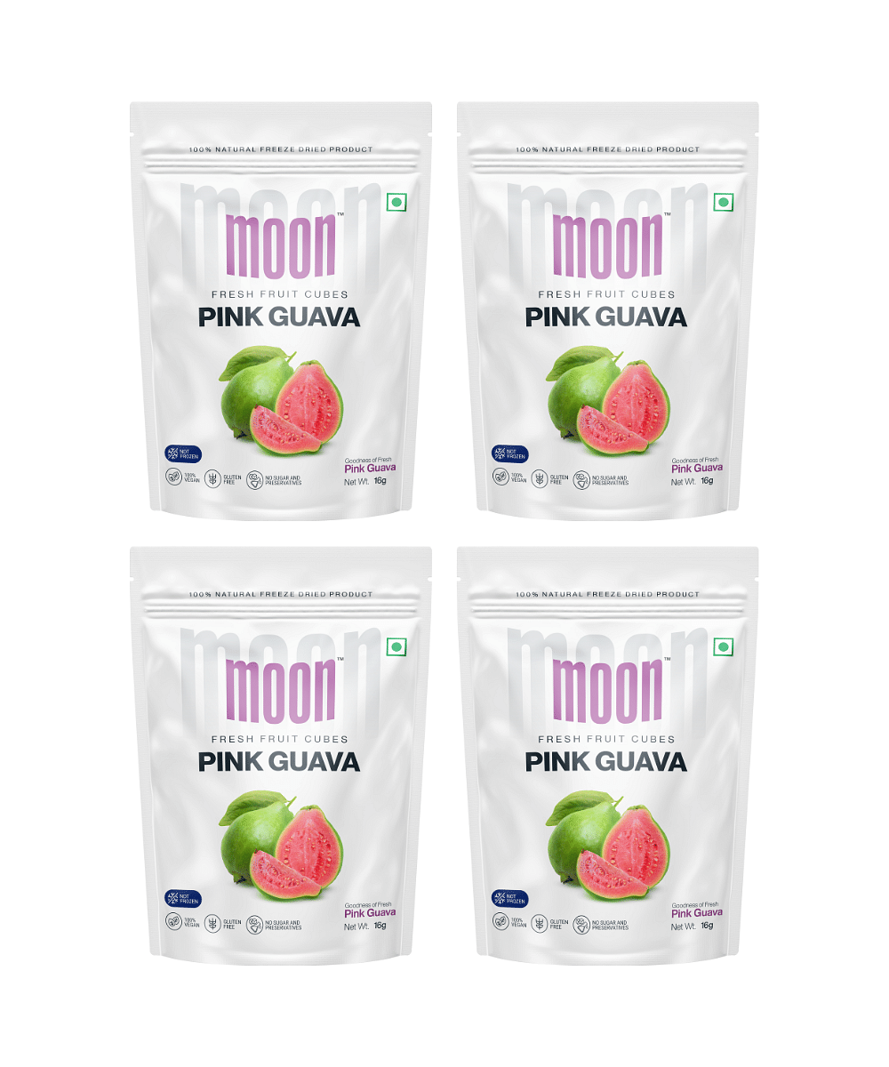 

Moon Freeze Dried Pink Guava Cube Pack Of 4