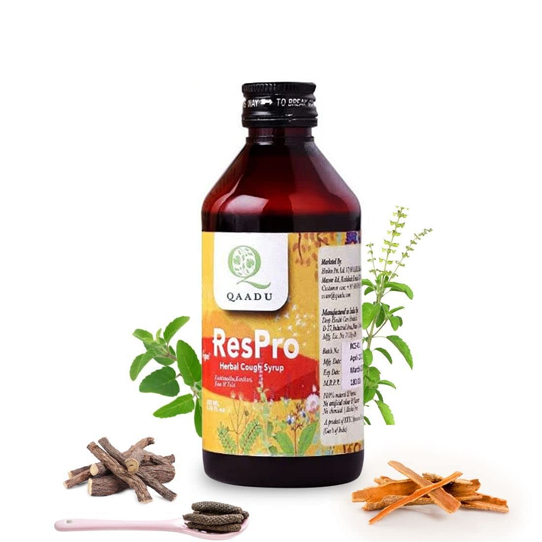 

Qaadu Respro Ayurvedic Cough Syrup