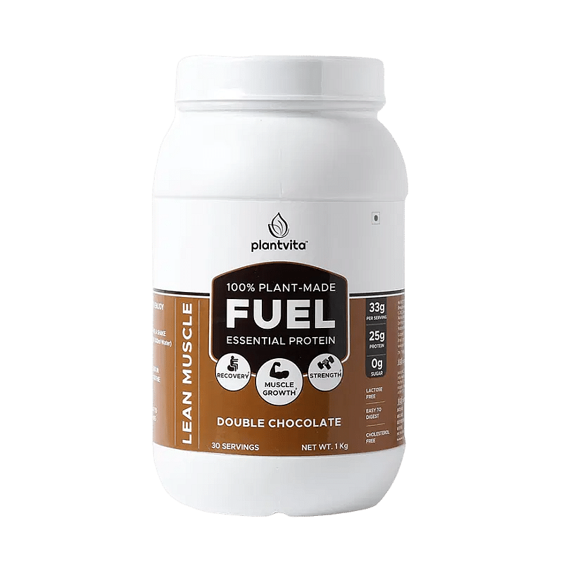 

Plantvita Fuel Lean Muscle Plant Based Protein Powder For Men And Women, Double Chocolate 1kg, 25g Plant Protein From Pea Protein And Brown Rice Ve...