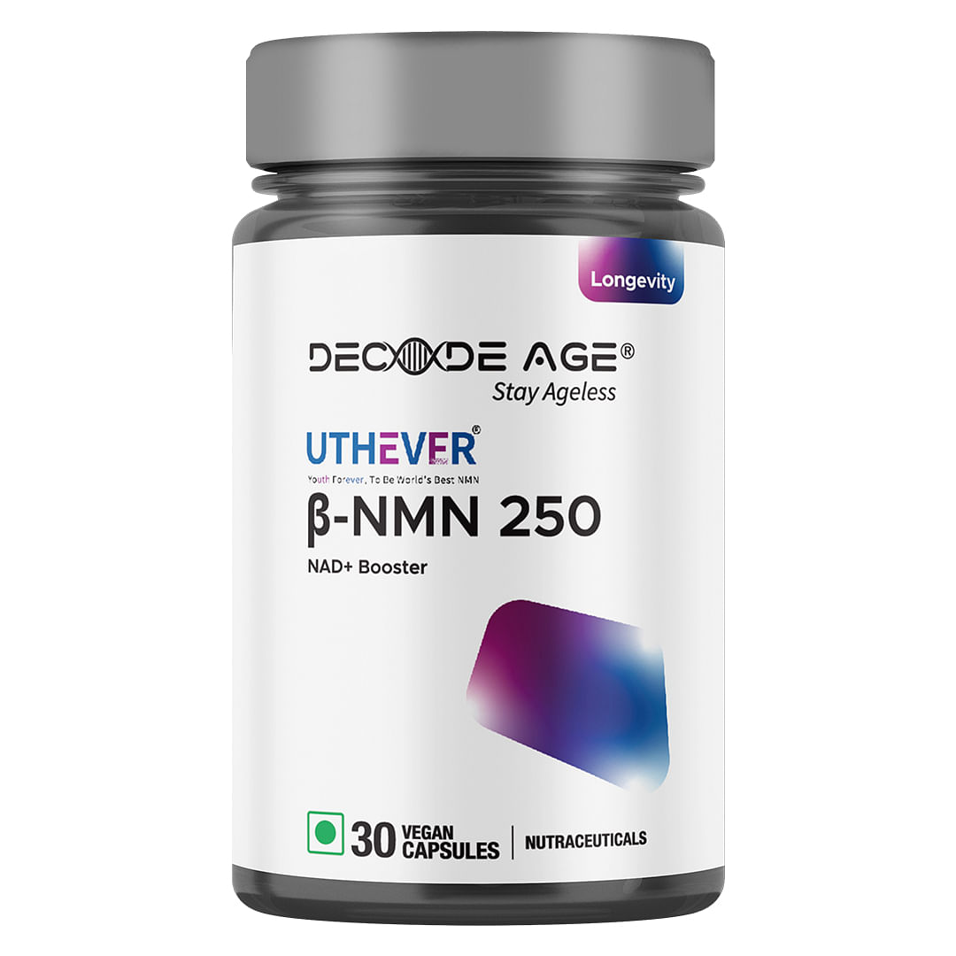 

Decode Age NMN UTHEVER 250 World’s Most Trusted| Ultra-Pure | Slow Down Aging | Cellular Repair | Boost NAD+ | Improve Muscle Strength | Neurologic...