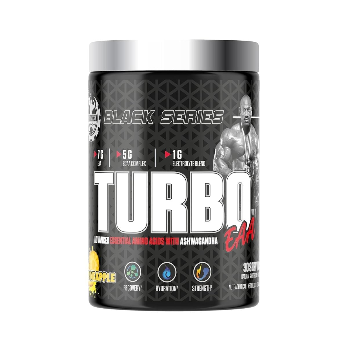 

Dexter Jackson Black Series Turbo EAA | Advanced Essential Amino Acids with Ashwagandha | Maximize Muscle Gains | Improve Exercise Performance | Pi...