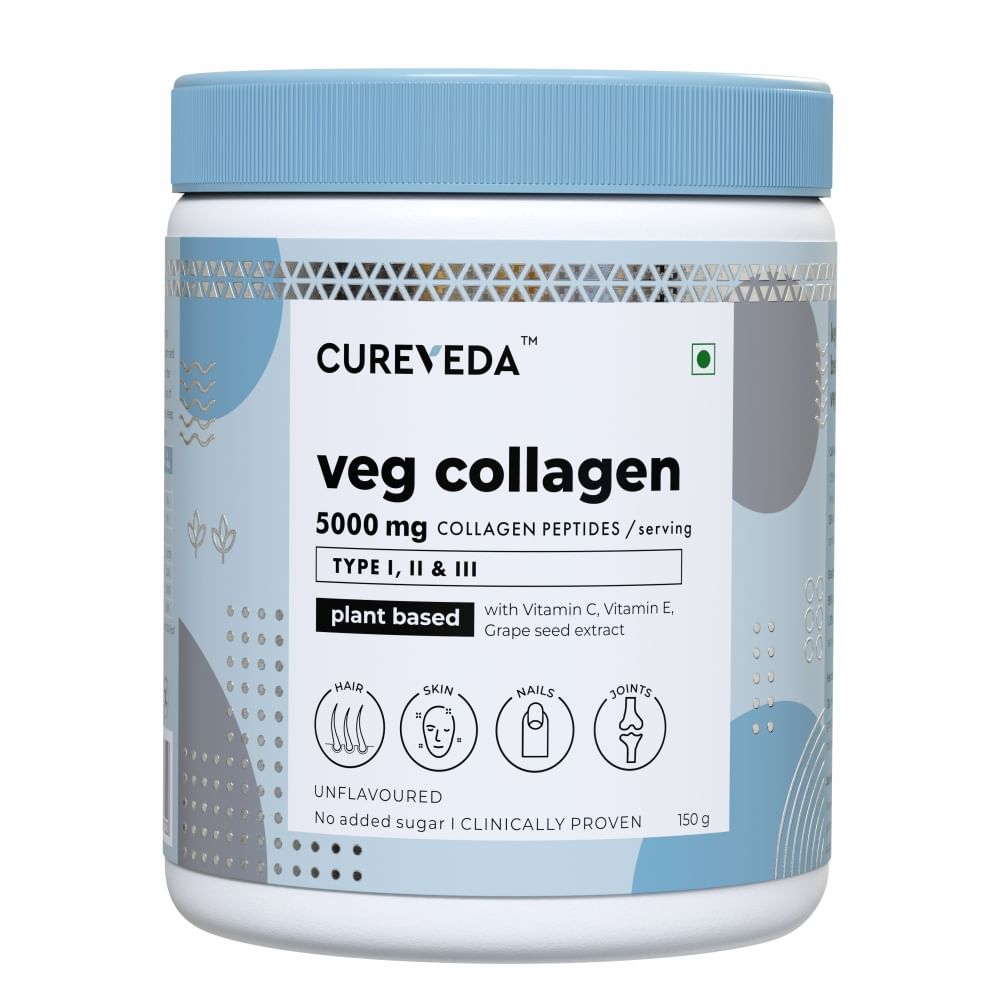 

Cureveda Veg Collagen Powder for Men & Women - (150 gm)