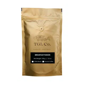 TGL Co. Breakfast Fusion Coffee Beans 100gm Pouch
