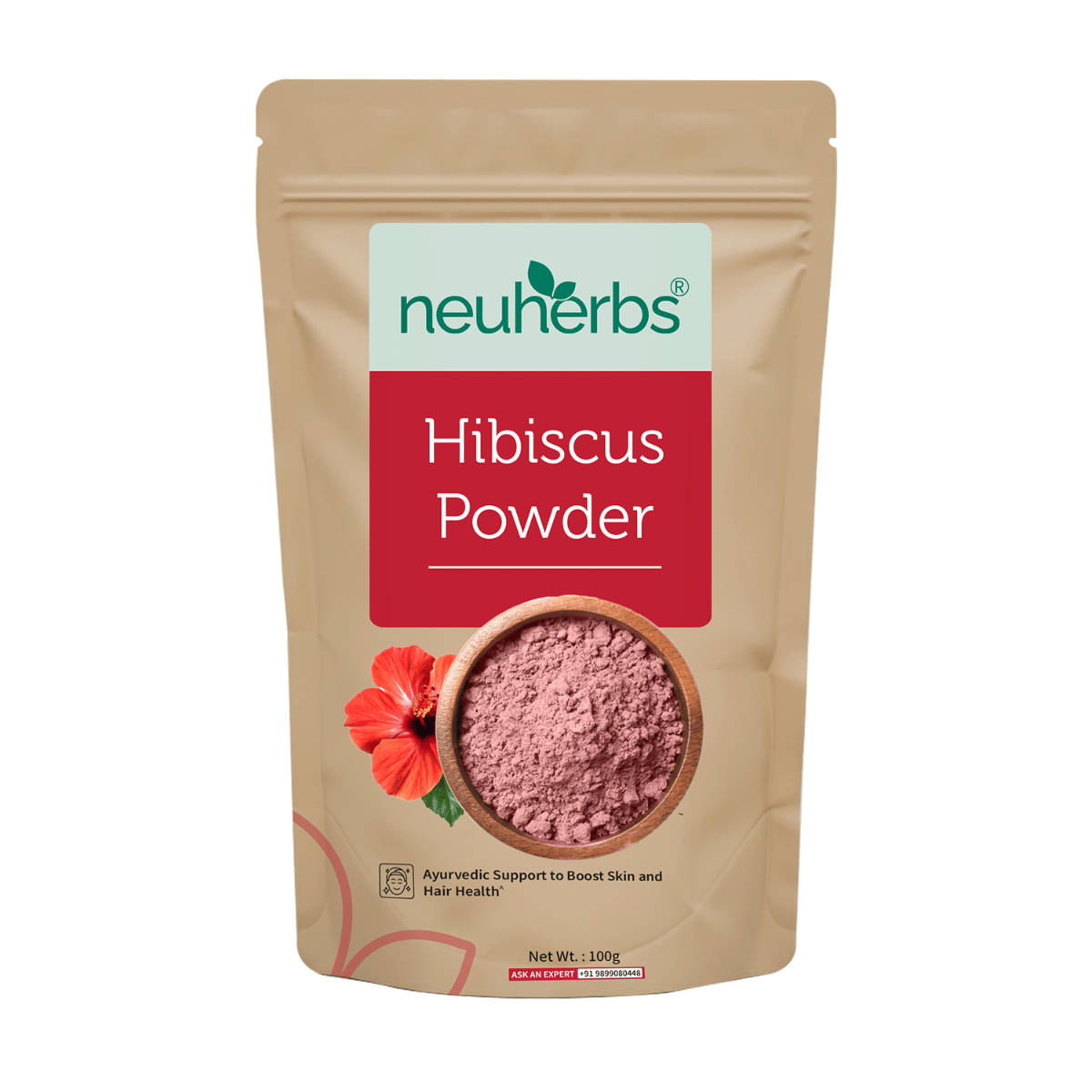 

Neuherbs Organic Hibiscus Powder For Women & Men (100 gm, Pack of 1) | Ayurvedic Care To Boost Skin & Hair Health | 100% Natural & Vegan Friendly |...