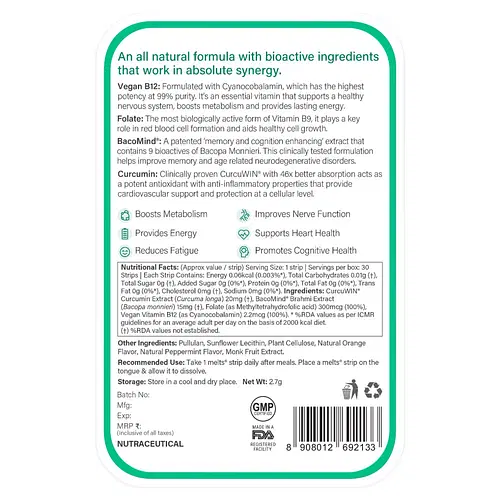 Wellbeing Nutrition Melts Vegan Vitamin B12 30 Oral Thin Strips wellbeing-nutrition-melts-vegan-vitamin-b12-30-oral-thin-strips