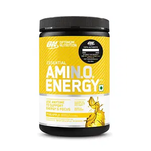 Optimum Nutrition (ON) Amino Energy - Energy Powder with BCAA, Amino Acids, Green Tea & Green Coffee Extract - 30 Servings (Pineapple)