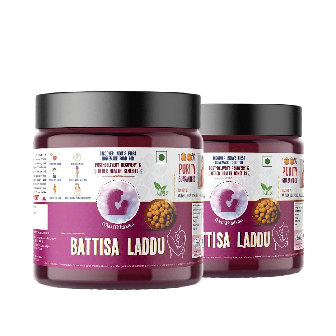 

Maa Mitahara Post delivery Battisa Laddu (500 gm) | Pack of 2