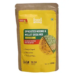 Foodstrong Sprouted Moong Dosa Mix | Classic Salted |150g