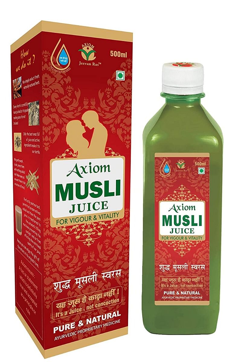 

Axiom Musli Juice|Helpful for Improves Stamina, Performance & Energy - 500ML (Pack of 2)