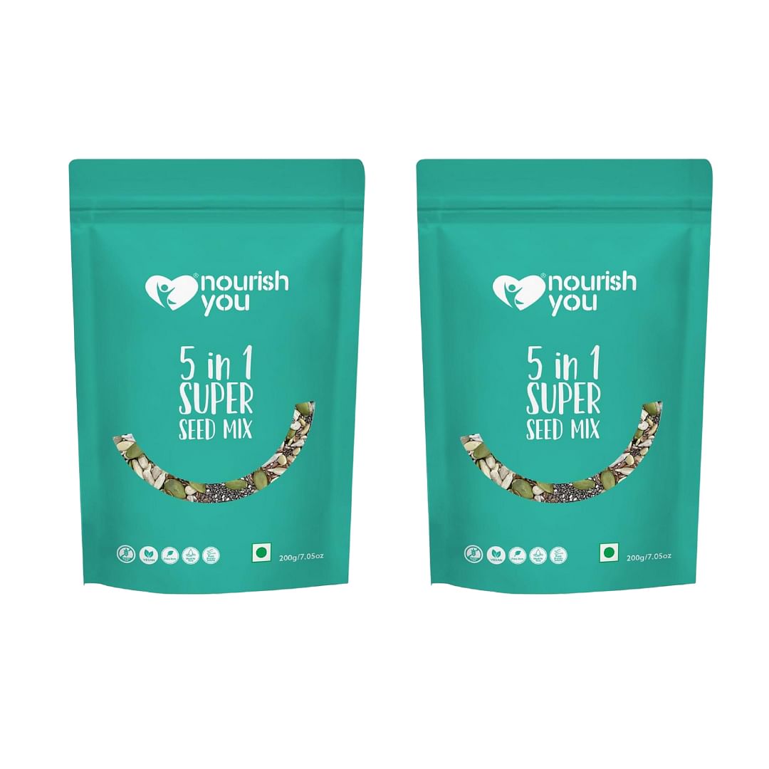 

Nourish You 5 IN 1 SEED MIX 200g | Pack of 2