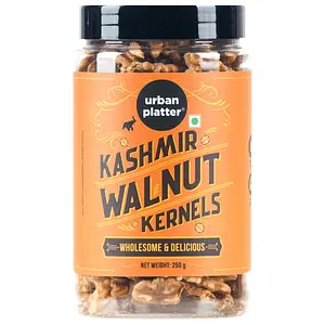 Urban Platter Kashmir Walnut Kernels, 250g (Product of Kashmir, Rich in Fiber & Protein , Add to Fruit Salads, Oatmeal, Trail Mixes, Desserts, Baked Goods)