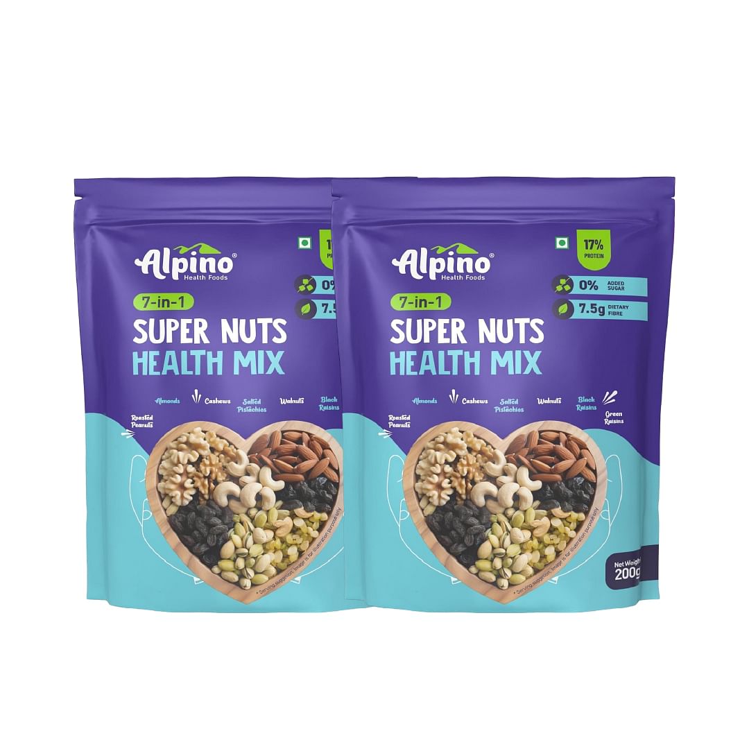 

Alpino 7-in-1 Super Nuts Health Trial Mix 200g | Pack of 2