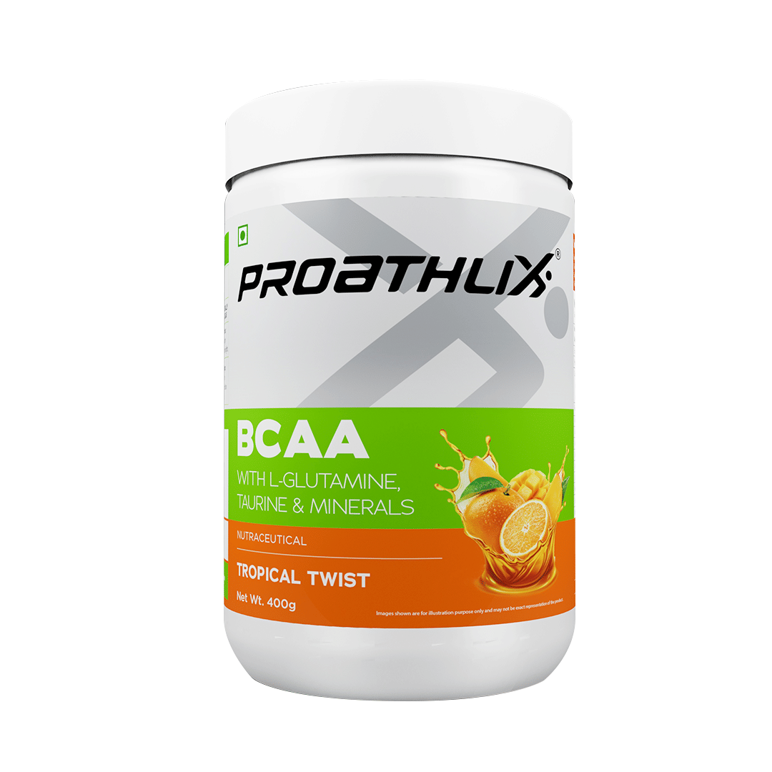 

Proathlix BCAA Supplement- 400g (Tropical Twist)