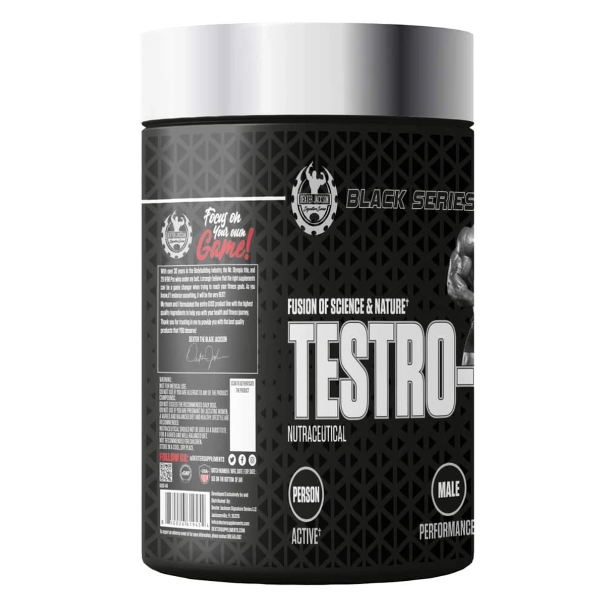 

Dexter Jackson Black Series Testro Freek Support Testosterone booster 60cap