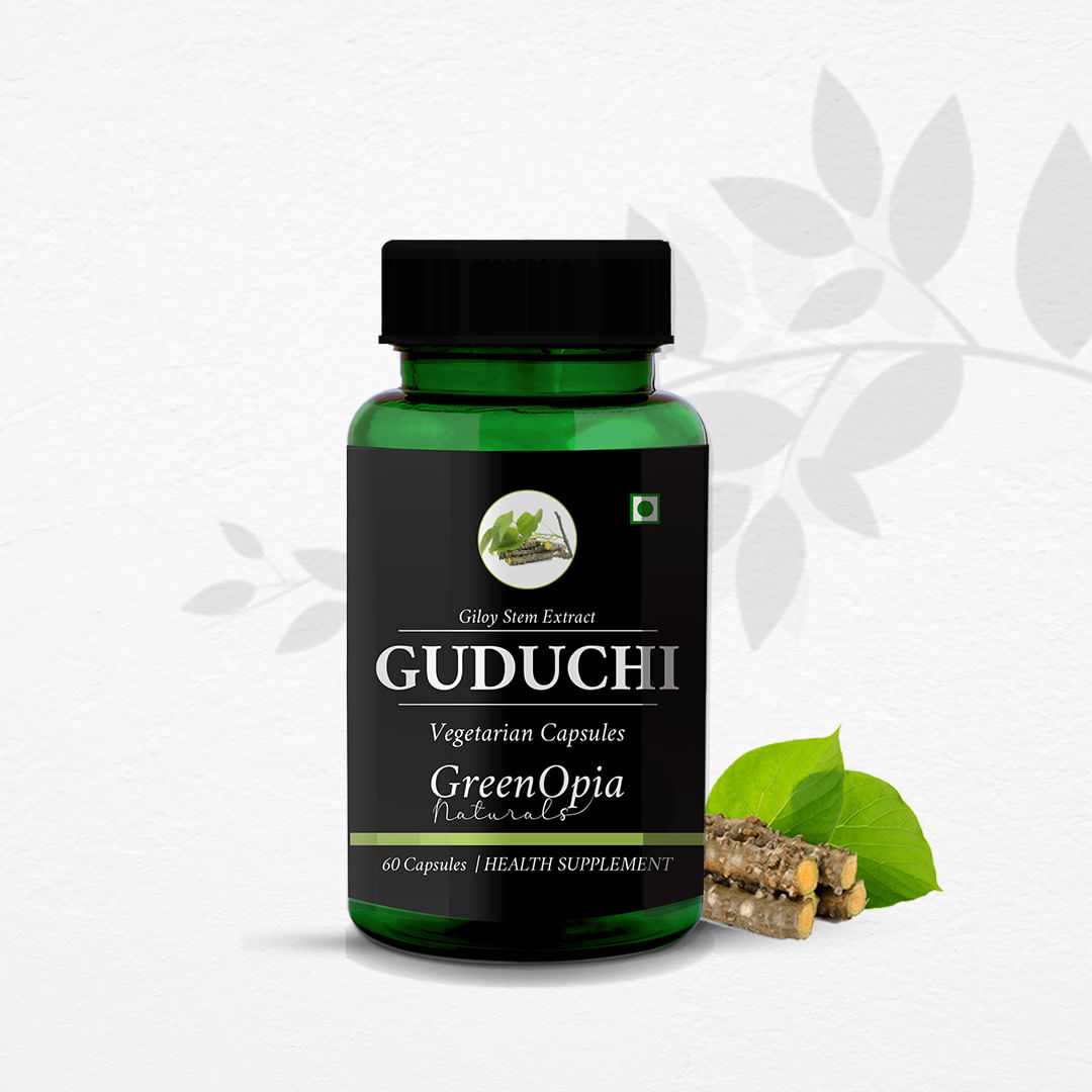 

GreenOpia Guduchi (Giloy) 60 Vegetarian Capsules