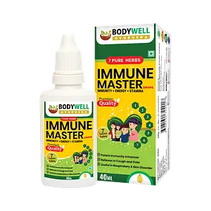 BODYWELL Immune Master | Ayurvedic Drops For Immunity, Stamina & Energy | For Kids & Adults | 40ml