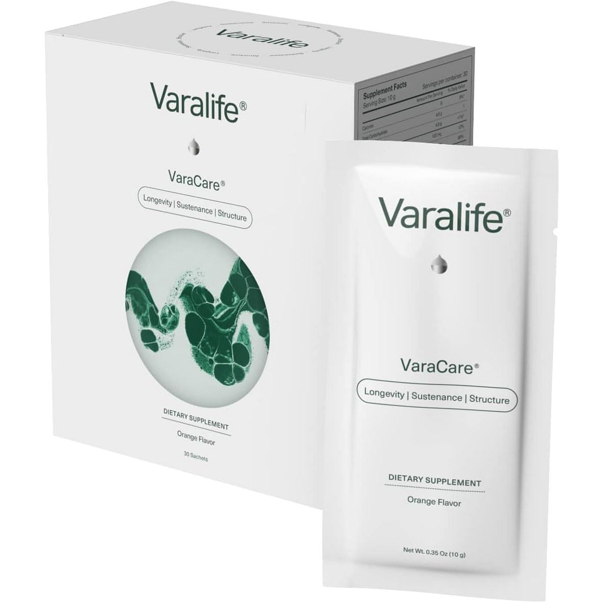 

Varalife VaraCare® Vitamin C, Glycine, Resveratrol, Quercetin, Hyaluronic Acid +5 Ingredients, Longevity, Anti Aging, Vascular, Hair, Skin and Nail...