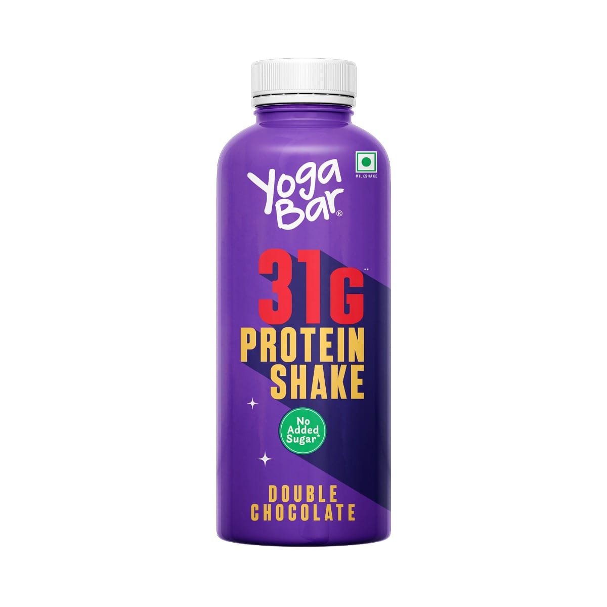 

Yogabar Protein Shake 31g with No Added Sugar, Double Chocolate Flavor, Low Fat, Rich Calcium, Ready-to-Drink Milkshake, 250ml