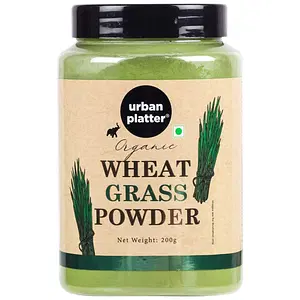 Urban Platter Organic Wheatgrass Powder, 200g [Immunity boosting | Superfood | Supports healthy metabolism | Detoxifying]