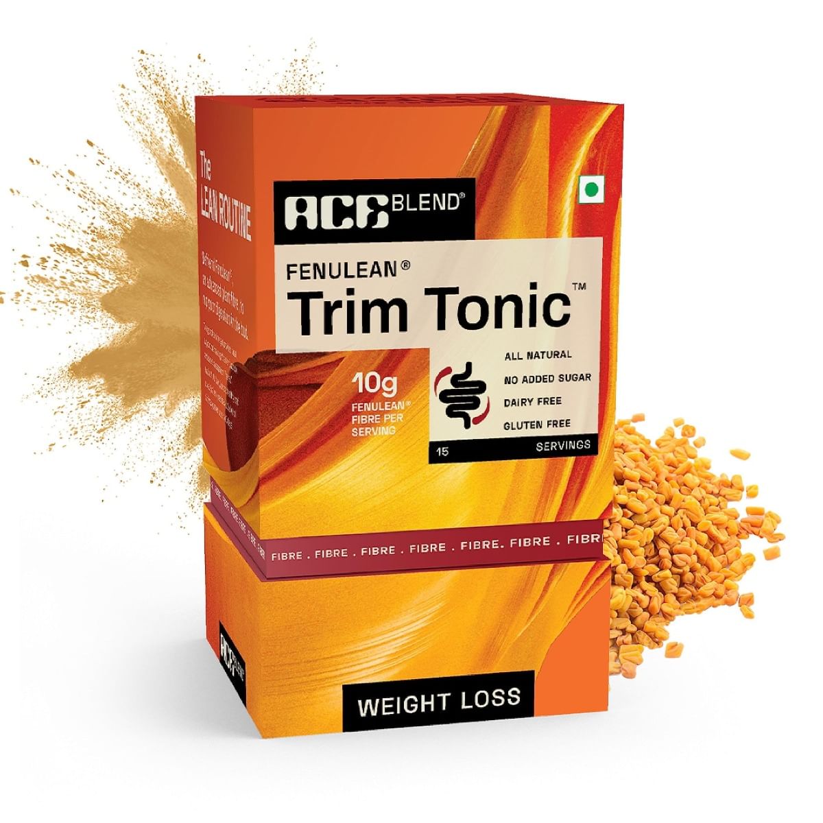 

Ace Blend Trim Tonic™ 15 sachets | Proven Weight Loss | Daily Fiber | Sugar Management | Psyllium-Free | Gut Health | Soluble+Insoluble | 100% Natu...